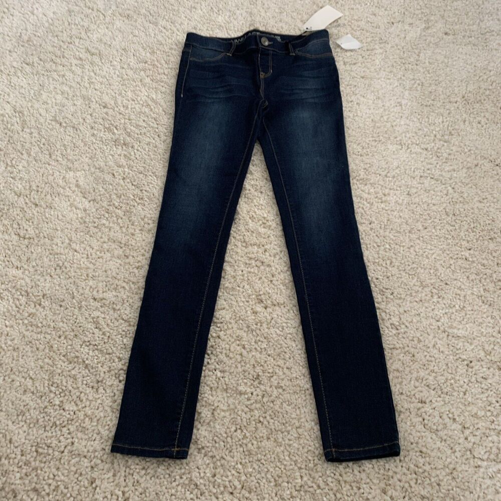 Vanilla Star Jeans Juniors 3 Mid Rise Jegging Dark Wash Boho 28 Inseam NEW